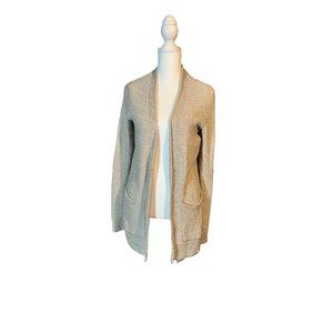 Hollister Cream Open Cardigan